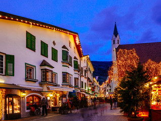Christmas Market, Vipiteno, Bolzano, Trentino Alto Adige, Italy - obrazy, fototapety, plakaty