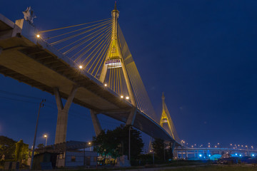 Obraz premium Rama 1 Bridge・バンコク・ラマ１・橋 