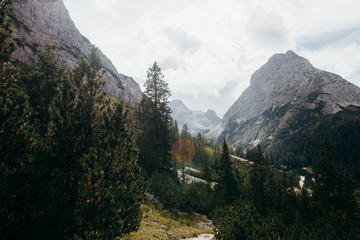 Fototapeta na wymiar Landscapes in the Alps 