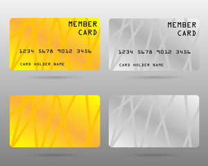 member card, business VIP card, design for privilege member,vector
