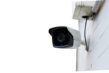 closed circuit camera on building