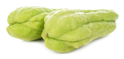 Obraz premium Chayote on white background