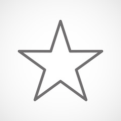 Star icon. Vector illustration.