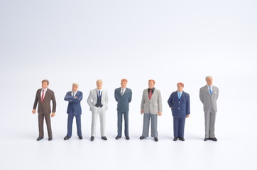 group of the small business figure