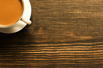 Coffee Cup On The Table. 