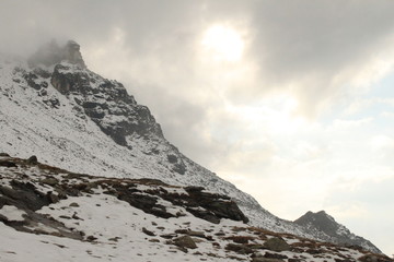 Hochalpine Bergwelt im Oberengadin (Murtel)