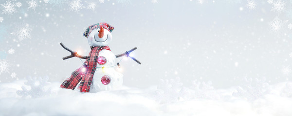 Schneemann - Weihnachtsmotiv