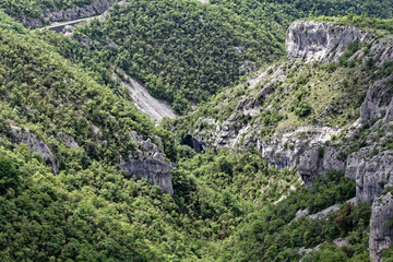 Fototapeta na wymiar The Ucka mountains in Croatia.