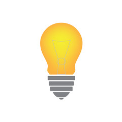 Obraz premium light bulb icon- vector illustration
