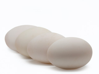 Closeup Duck eggs , healthy food