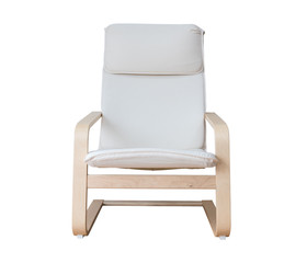 Modern designer White color chair isolated