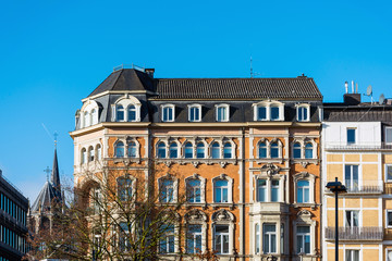 Fototapeta premium old Town buildings in Aachen, Germany
