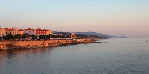 Alghero in the evening