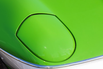 古い自動車のヘッドライト　Headlight of the old car