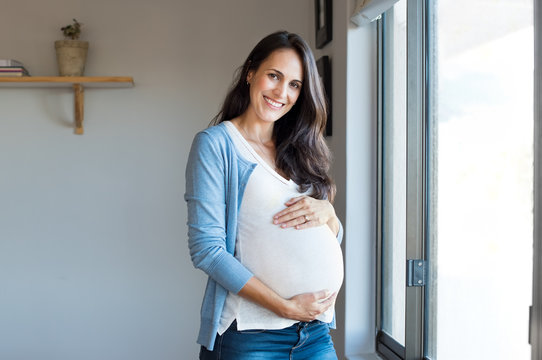 Happy Pregnant Woman