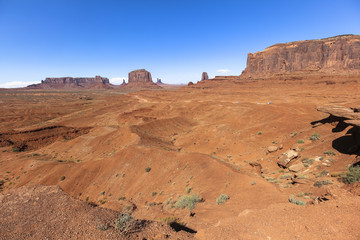 View from John Ford Point inside Monument Valley, Arizona