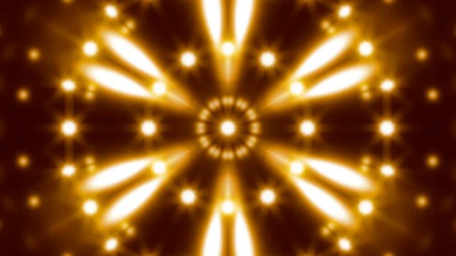 flashing gold light, abstract background, loop