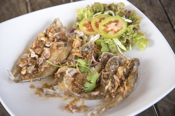 Deep Fried Fish with Garlic