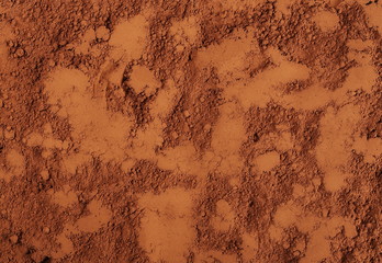 cocoa powder background and texture