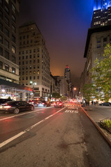 street night photo new york
