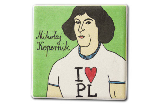 Poland souvenir refrigerator magnet isolated on white. Refrigerator magnets are popular souvenir and collectible objects. 