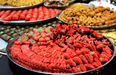  Red Baklava, Turkish delight.