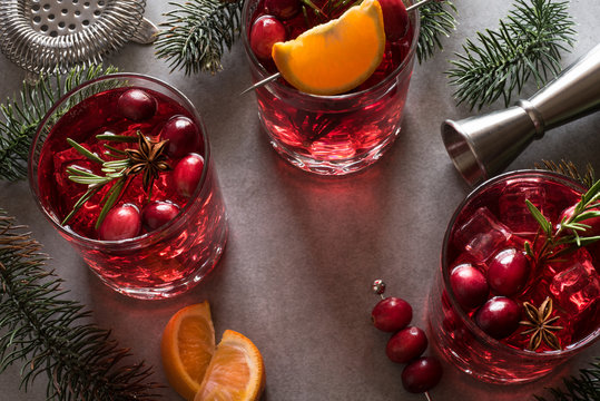 Cranberry Vodka Spritzers