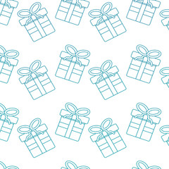 christmas gift present celebration seamless pattern image