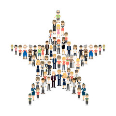 Star from crowd.