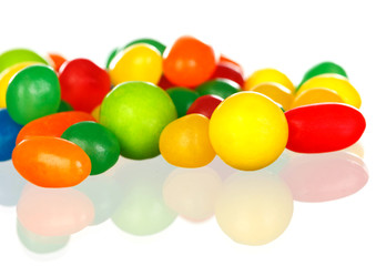 Fototapeta na wymiar Colorful jelly beans