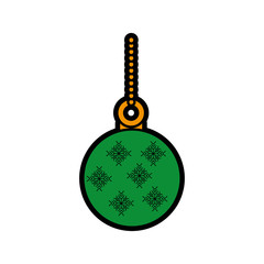 decorative christmas ball ornament icon