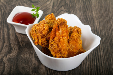 Crispy chicken wings
