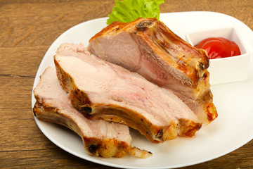 Roasted pork