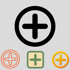 More icon vector set. Vector Illustration