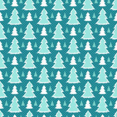 Winter seamless pattern. Christmas vector background