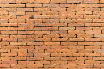Fototapeta premium Red brick wall background.