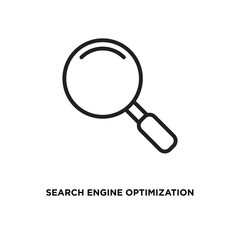 Search engine optimization vector icon