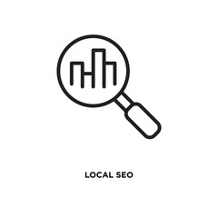 Local seo vector icon