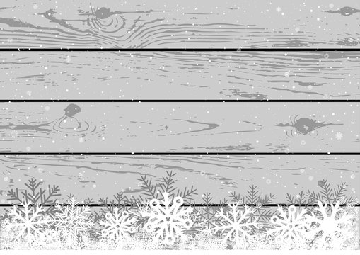 Snow on deck texture background