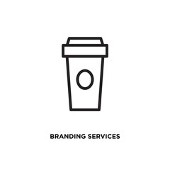 Branding services vector icon