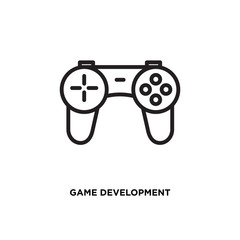 Game development vector icon