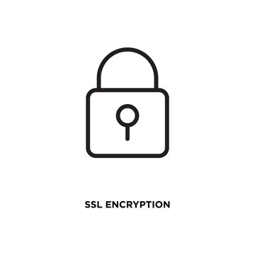 SSL encryption vector icon
