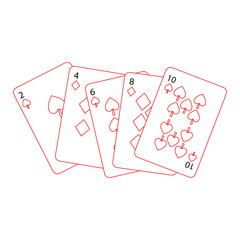 poker cards casino deck gambling design