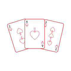 poker cards casino deck gambling design