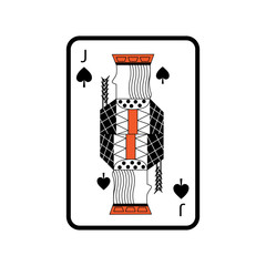 poker playing card jack spades