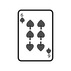 poker playing card spade casino gambling icon