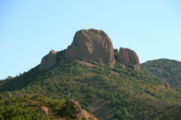 Fototapeta na wymiar Massif del'Estérel