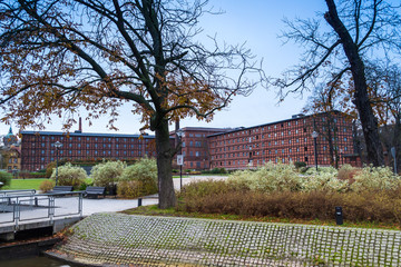 Wyspa Młyńska w mieście Bydgoszcz, Polska © Senatorek