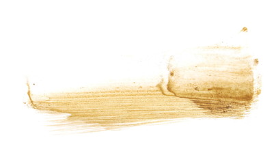 drops of mud sprayed isolated on white background, with clipping path