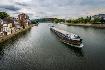 Fototapeta premium River Meuse through Namur, Belgium